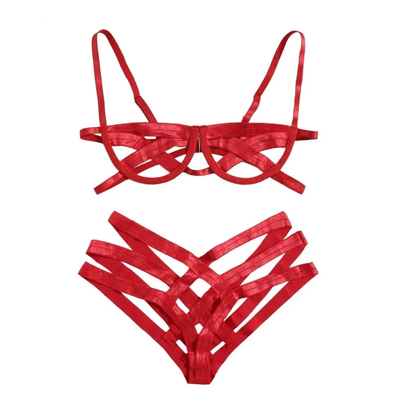 Strappy Harness Lingerie Set – product image 18