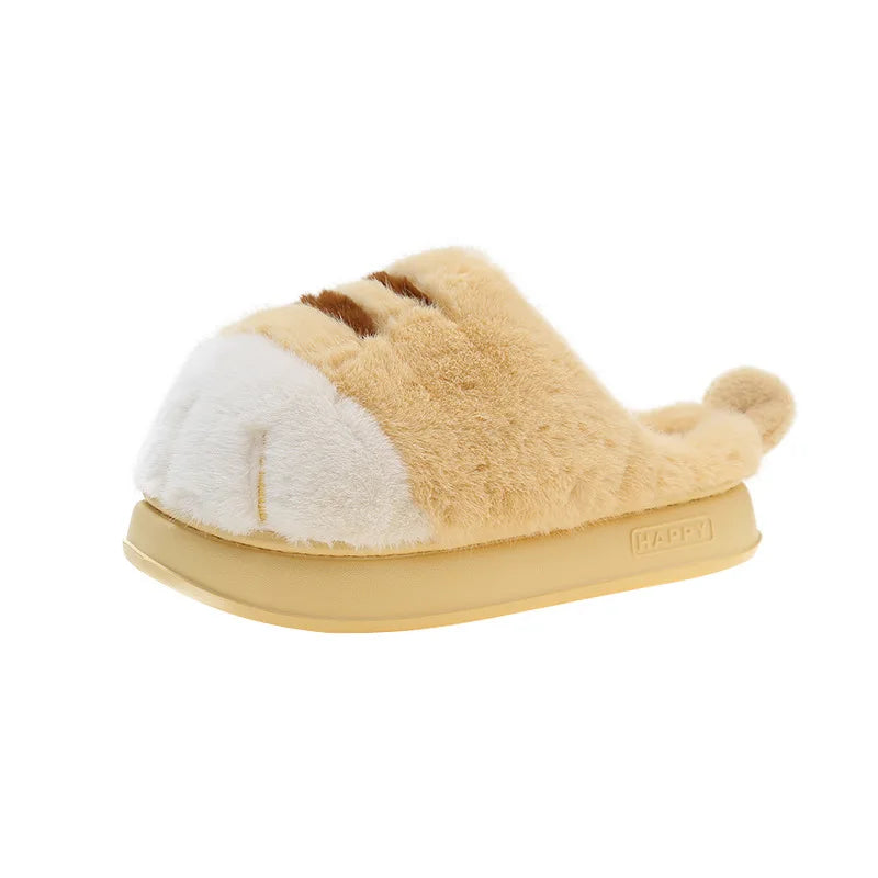 Adorable Kitty Claw Furry Slippers 🐾