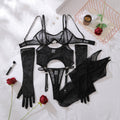 After Dark Sheer Mesh Lingerie Set