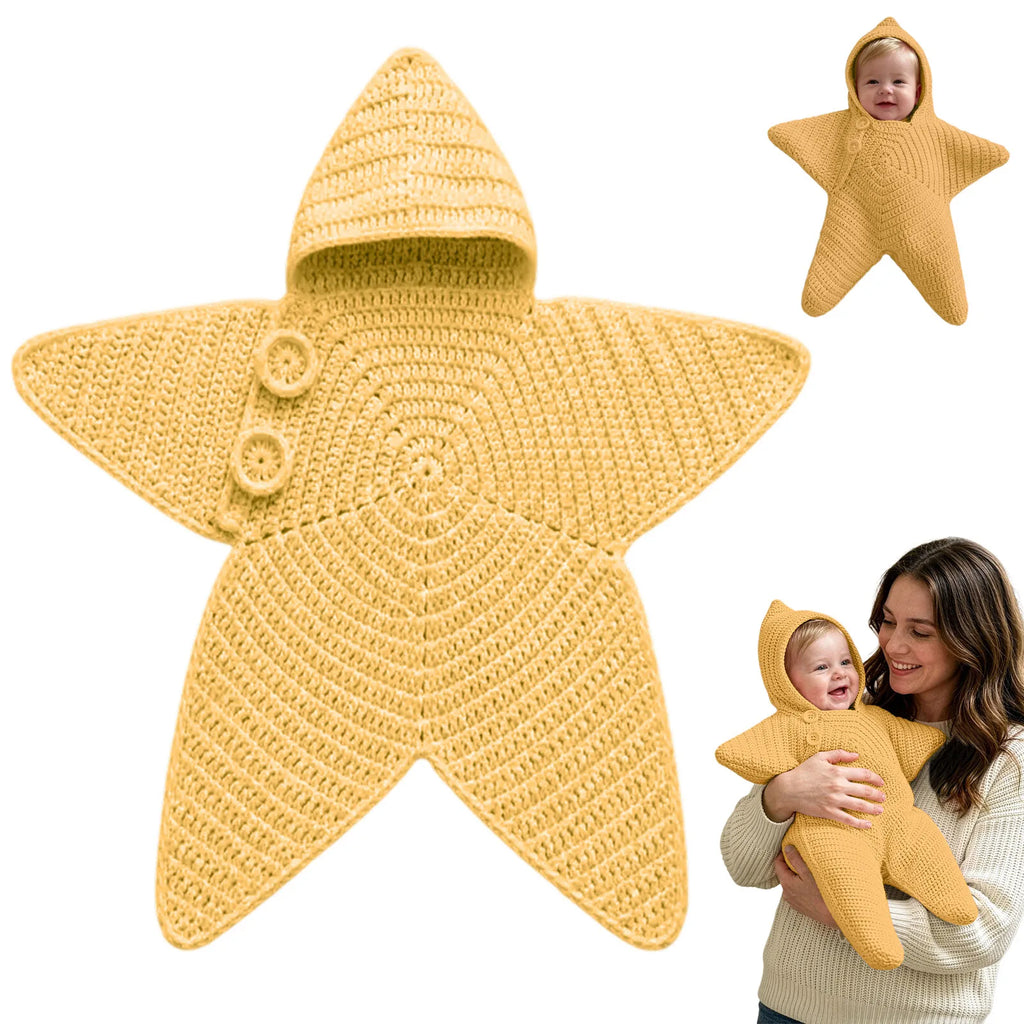 Baby Crocheted Romper Starfish