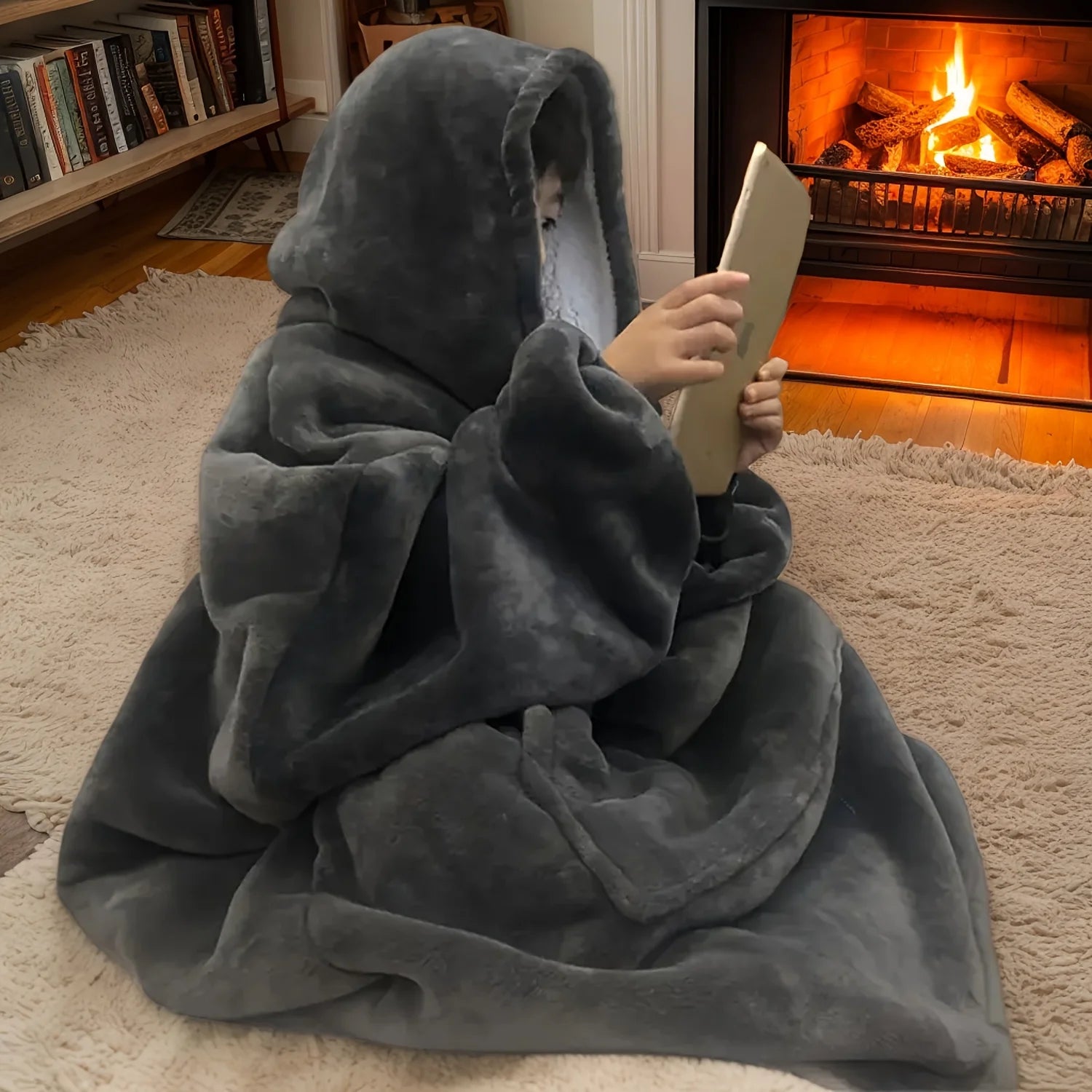 Cozy Oversized Blanket Hoodie