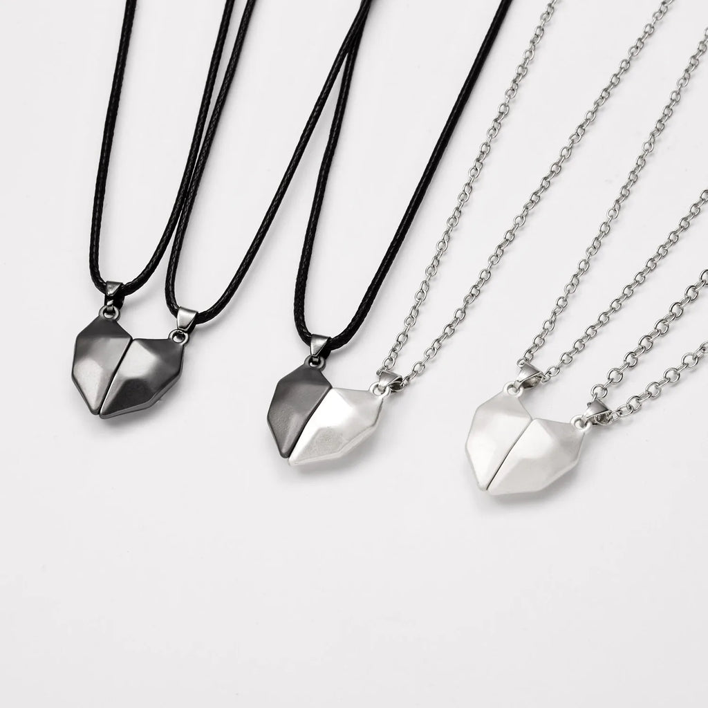 Magnetic Heart Couple Necklace