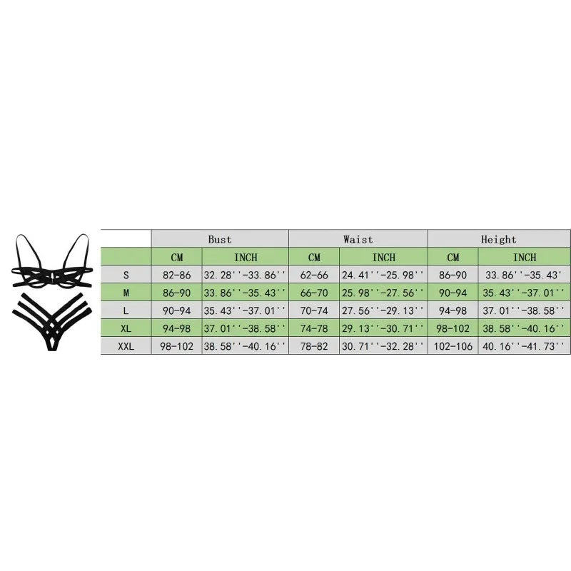 Strappy Harness Lingerie Set – product image 6
