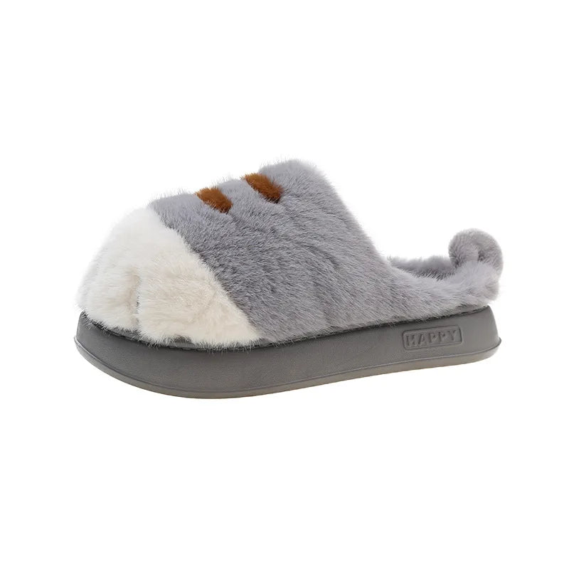 Adorable Kitty Claw Furry Slippers 🐾