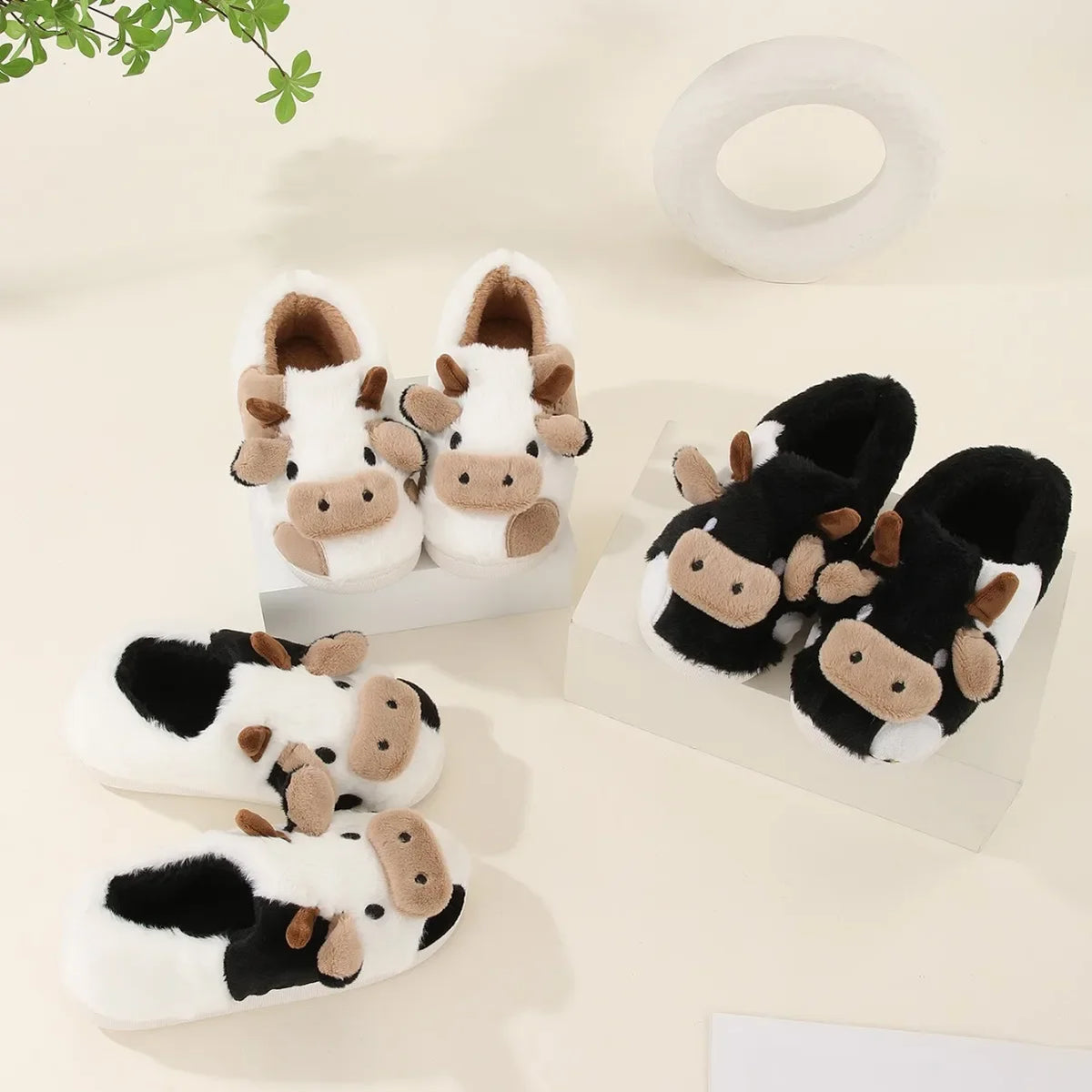 Moo Slippers