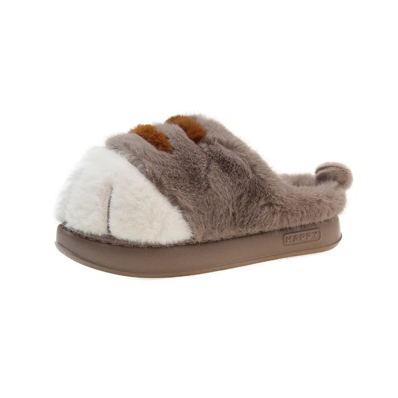 Adorable Kitty Claw Furry Slippers 🐾