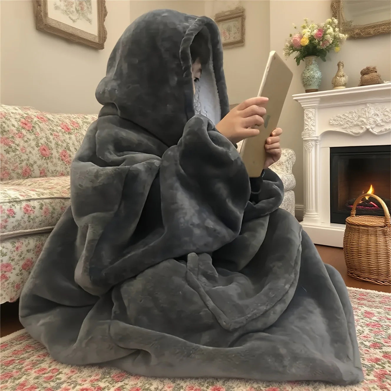 Comfy Oversized Blanket Hoodie